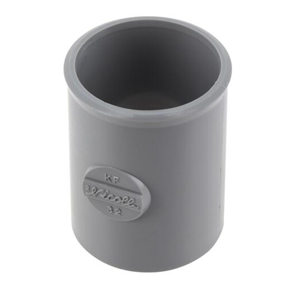 Coulisse pvc d'évacuation FF D. 32mm KF Gris