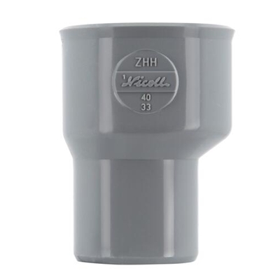 Manchette de réparation pvc d'évacuation mâle D. 40mm ZHH Gris