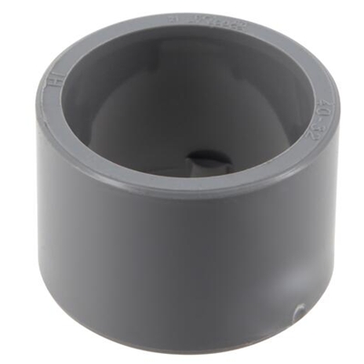 Réduction pvc incorporée MF D. 40-32mm IH Gris