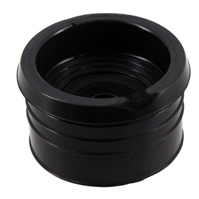Tampon de raccordement élastomère MF D. 40mm p/ tube métal 12 & 30mm RMPH Noir