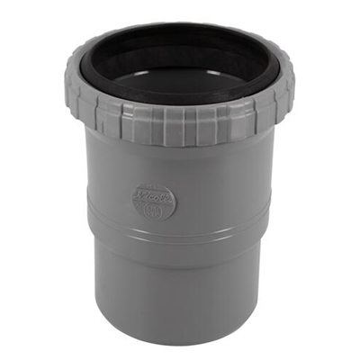 Manchon pvc d'évacuation de dilatation simple MF D. 100mm MT Gris