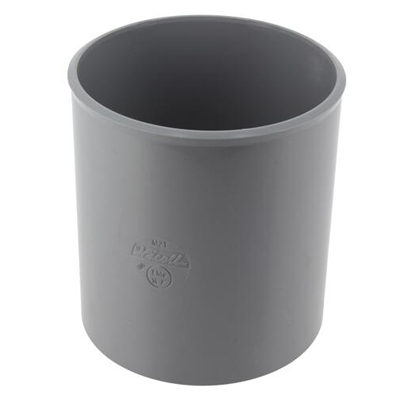 Manchon pvc d'évacuation à butée FF D. 100mm M2T Gris