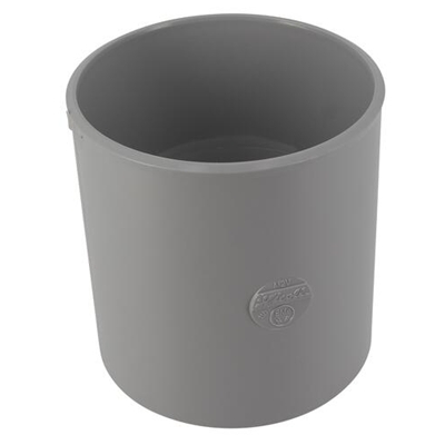Manchon pvc d'évacuation à butée FF D. 110mm M2V Gris