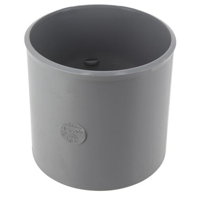 Manchon pvc d'évacuation à butée FF D. 125mm M2X Gris
