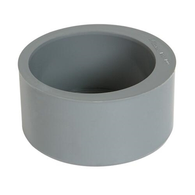 Tampon de réduction pvc d'évacuation simple MF D. 125-100mm X10 Gris