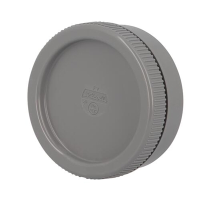Tampon de visite pvc MF avec bouchon D. 110mm FV Gris