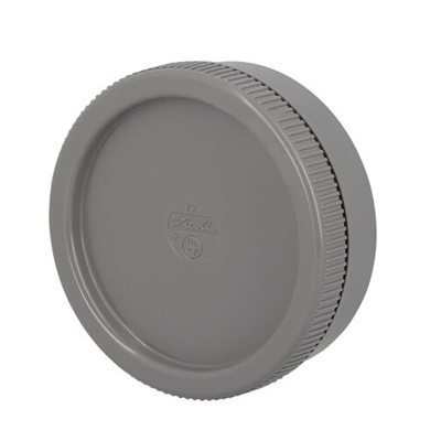 Tampon de visite pvc MF avec bouchon D. 125mm FX Gris