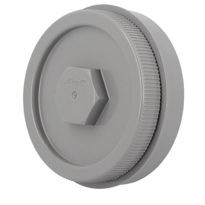 Tampon de visite pvc MF avec bouchon D. 160mm FZ Gris