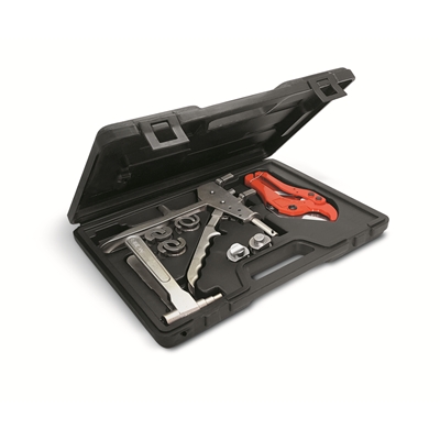 Coffret de montage avec pince p/raccord PER à glissement