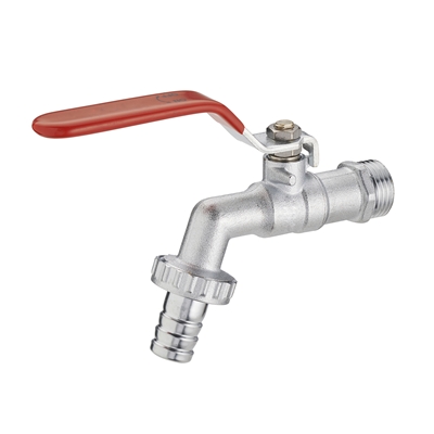 Robinet à sphère nickel raccord au nez mâle 20 x 27 sortie 26 x 34
