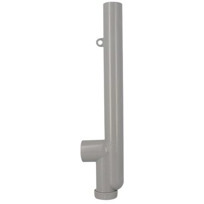 Siphon pvc simple p/ machine à laver D. 40mm sortie horizontale 1YH42C
