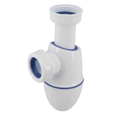 Siphon pvc p/ lavabo joints intégrés Easyphon D. 32mm BM211 Blanc
