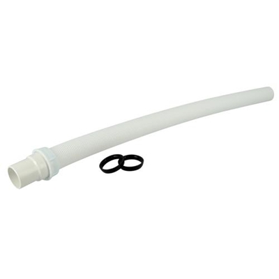 Flexible PP d'évacuation annelé Vidhooflex 650mm + douille + joints D. 40mm 6002 Blanc