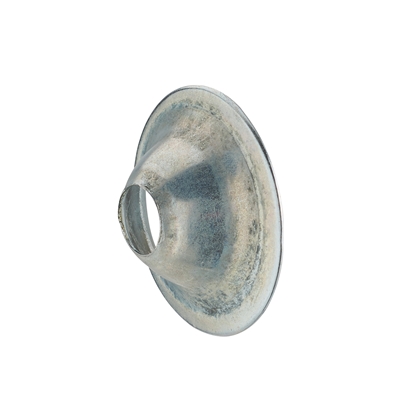 Rosace conique bichromatée p/fixation Ht. 14 x D. 32mm sachet de 10