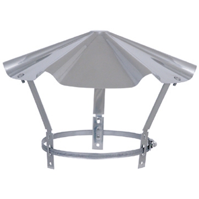 Chapeau inox n°A2 D. 130/167mm