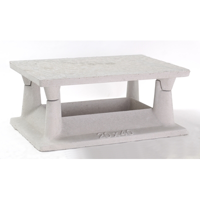 Aspirateur statique Ventyl 20 x 40cm simple enduit complet 1 base + un chapeau