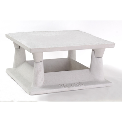 Aspirateur statique Ventyl 30 x 30cm simple enduit complet 1 base + un chapeau