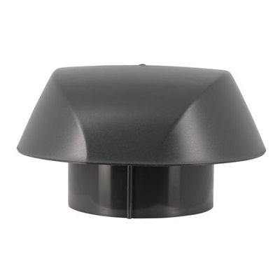 Chapeau ventilation pvc simple Atemax D. 100mm sans moust. VVS10A Gris Anthracite