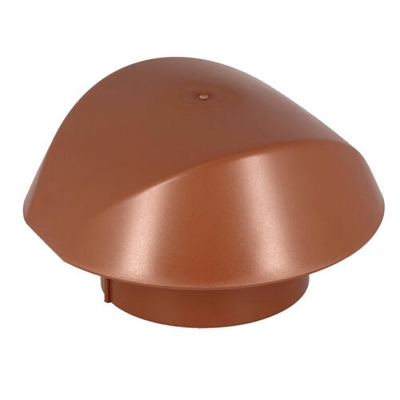 Chapeau ventilation pvc simple Atemax D. 100mm sans moust. VVS10T Terracotta