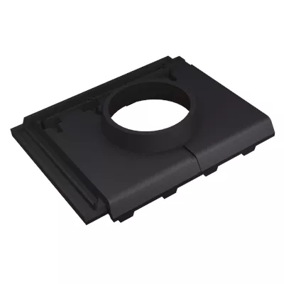 Tuile à douille double D. 150mm Régence RG114 Noir 3G