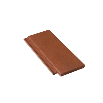 Demi-tuile 185 x 420mm acc. commun NT022 Rouge Vieilli 90 (Badiane90-Pallissandre 40) Monier