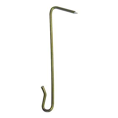 Crochets ardoise inox 18% pointe droit clair D. 2.7 x 90mm boîte de 700 Dimos