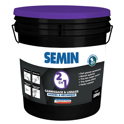 Enduit polyvalent de garnissage & lissage intérieur seau 10kg