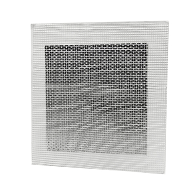 Trame acier Galva adhésive à enduire 150 x 150mm Patch'Up p/ réparation plaque de plâtre