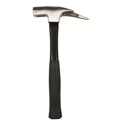 Marteau de charpentier manche fibre de verre Noir avec aimant R.135546