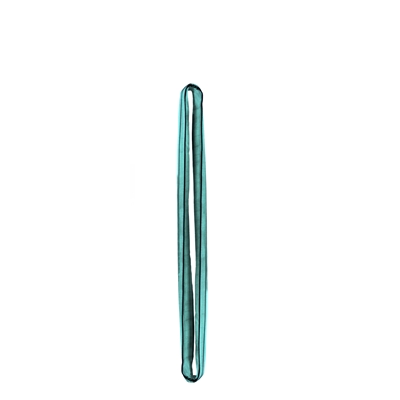 Elingue de levage tubulaire 2T 3.00ml Vert Ponsa