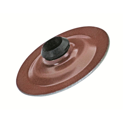 Rondelles à bossage + Epdm D. 34mm Brun Rouge Ral 8012 sachet de 100