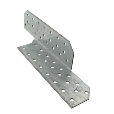Patte de solivage acier Galva droite ép.1.5mm 30/180mm