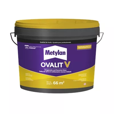 Colle pâte revêtements muraux Ovalit V seau 10kg