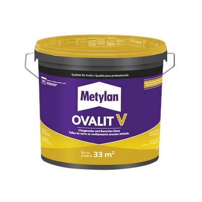Colle pâte revêtements muraux Ovalit V seau 5kg