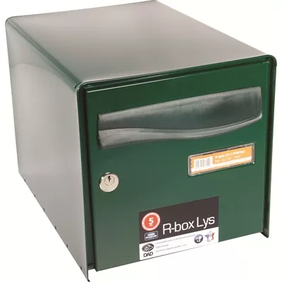 Boîte aux lettres acier double face R-Box Lys Vert