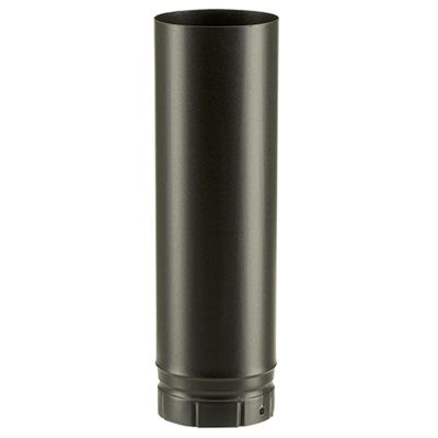 Tuyau émaillé Noir Long 500 p/ Conduit Emaillé diam. 150mm réf. LG 500-150 ENM