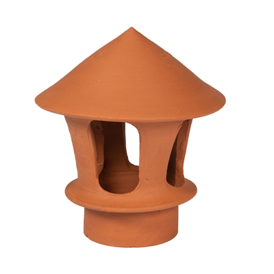 Lanterne mâle T.C D. 125mm emb. ext. LM1 Brute Rouge p/ mitre sans collerette