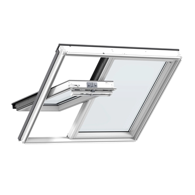 Verrière Atelier 2en1 à rotation WhiteFinish GGLS FFK06 127 x 118cm Confort 2076
