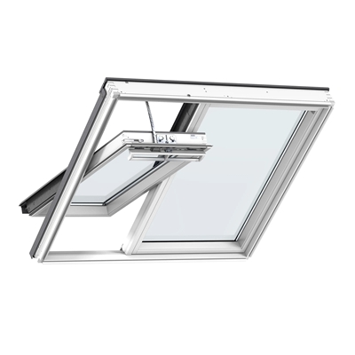 Verrière Atelier 2en1 à rotation WhiteFinish Integra Solar GGLS FFK06 127 x 118cm Confort 207630
