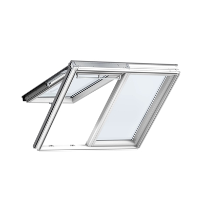 Verrière Atelier 2en1 à projection WhiteFinish GPLS FFK06 127 x 118cm Confort 2076