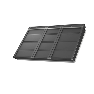 Volet roulant souple solaire SSSS FFKF06 0000S p/ Verrière Atelier 3en1 188 x 118cm