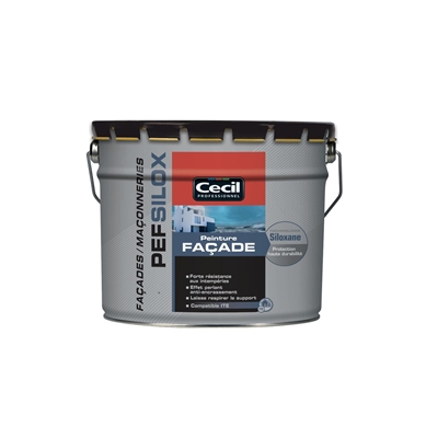 Peinture ext. phase aqueuse siloxane finition façade PE F65 2.5L Calcaire