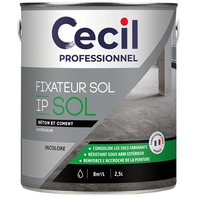 Primaire ext. acrylique sol avant peinture IP SOL 2.5L Incolore