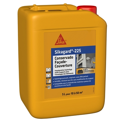 Hydrofuge de façade & Couverture Sikagard 225 Conservado (Protection Façade) bidon 20L