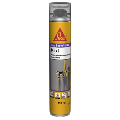 Mousse expansive polyuréthane pistolable Sika Boom 543 Maxi (G) aérosol 750ml Beige
