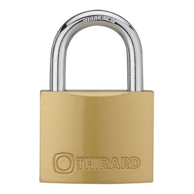 Cadenas laiton 60mm Type 1 anse acier haute 2 clés