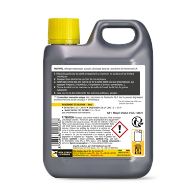 Détergent décapant dégraissant PS87 Pro bidon 1L