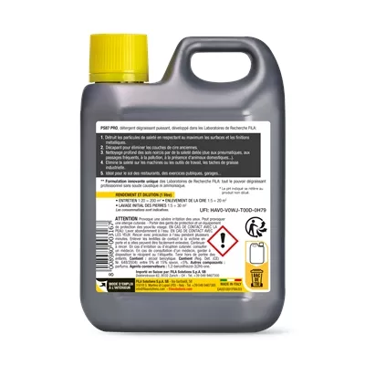 Détergent décapant dégraissant PS87 Pro bidon 1L