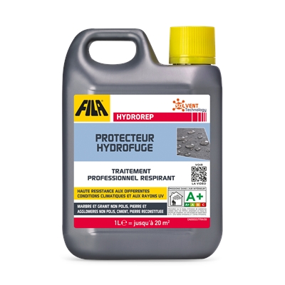 Protecteur hydrofuge p/ pierre & ciment solvant bidon 1L