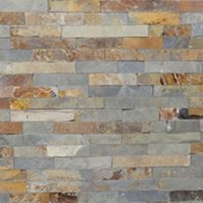 Parement pierre clivé Brugge ép. 15-20mm 15 x 60cm pqt 0.506 m² Gris Nuancé